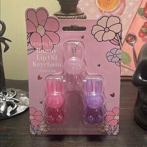 Set of THREE Lip Oil Keychain Set